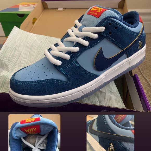 Nike SB Dunk Low ‘Why So Sad?’ Men’s size 9